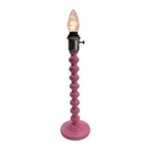 Pottery Barn Kids Pink Spiral Party‎ Lamp NO Shade